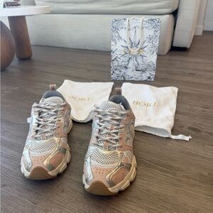 Dior Beige and Gray Sneakers